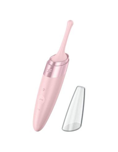 SATISFYER - TWIRLING DELIGHT ESTIMULADOR CLITORIS ROSA