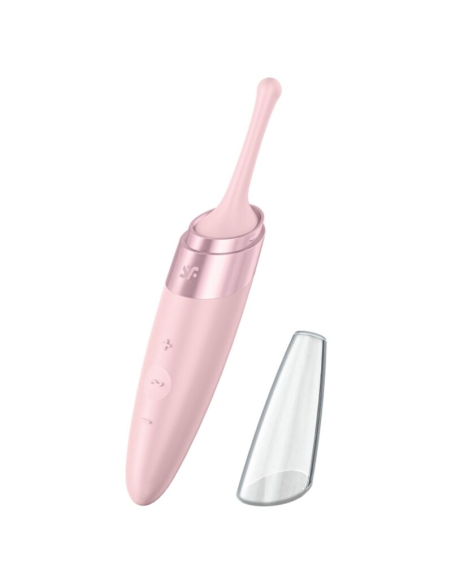 SATISFYER - TWIRLING DELIGHT ESTIMULADOR CLITORIS ROSA