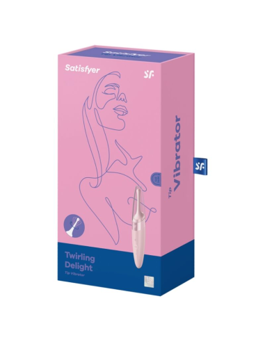 SATISFYER - TWIRLING DELIGHT ESTIMULADOR CLITORIS ROSA