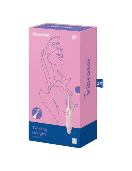 SATISFYER - TWIRLING DELIGHT ESTIMULADOR CLITORIS ROSA