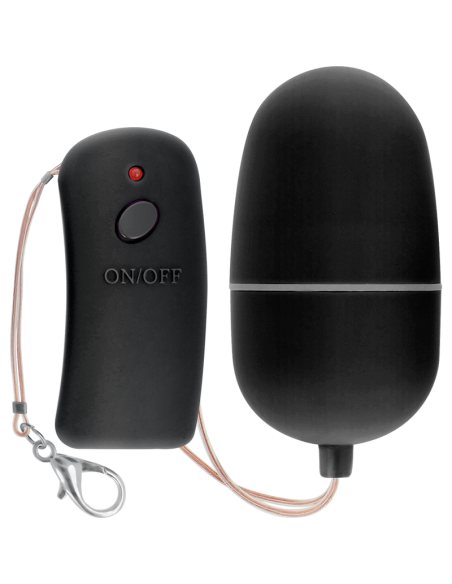 ONLINE - HUEVO VIBRADOR CON MANDO CONTROL REMOTO NEGRO