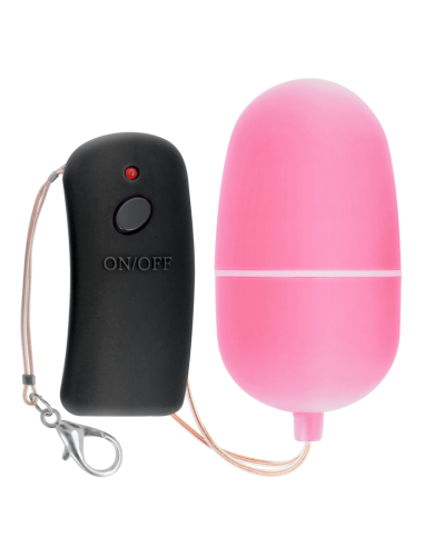ONLINE - HUEVO VIBRADOR CON MANDO CONTROL REMOTO ROSA