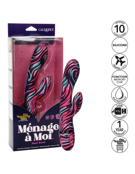 CALEXOTICS - VIBRADOR MENAGE A MOI DUAL WAND