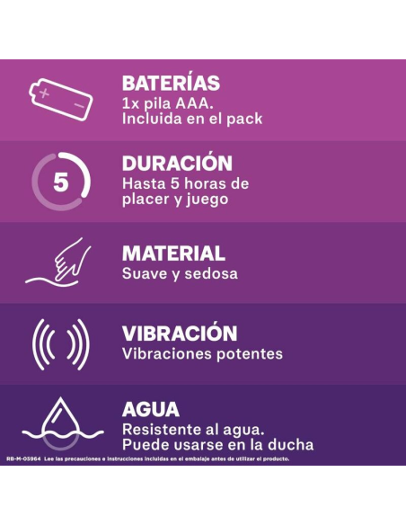 DUREX - INTENSE ORGASMIC PURE PLEASURE BALA VIBRADORA