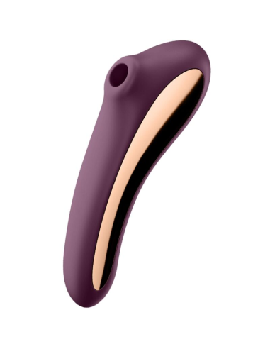 SATISFYER - DUAL KISS ESTIMULADOR CLITORIS PURPURA