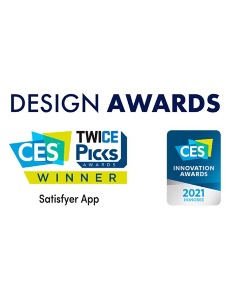 SATISFYER - SUNRAY ESTIMULADOR Y VIBRADOR APP ROJO