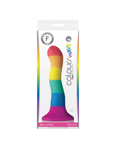 PRIDE - DILDO WAVE BANDERA LGBT 17 CM