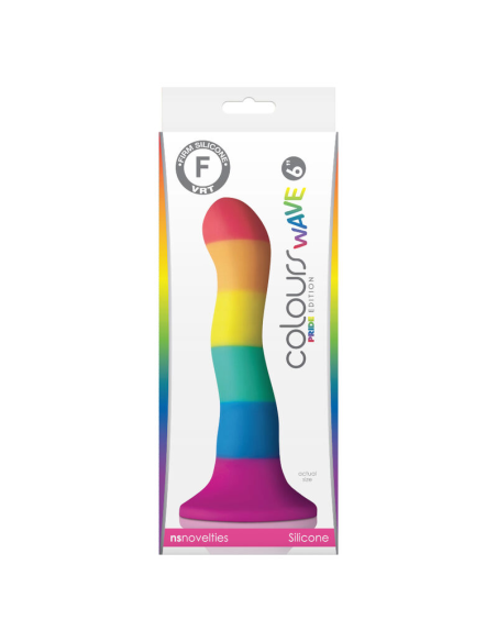 PRIDE - DILDO WAVE BANDERA LGBT 17 CM