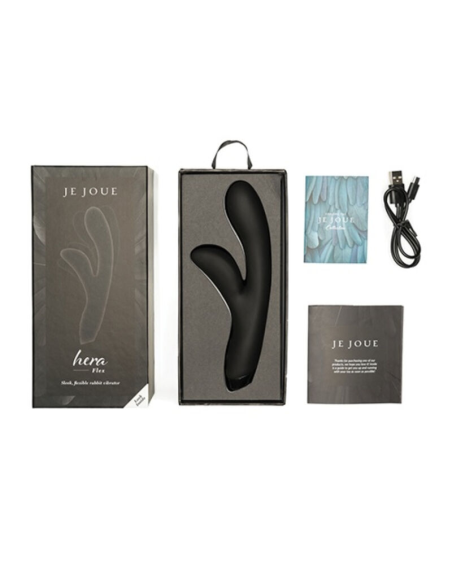 JE JOUE - HERA FLEX VIBRADOR RABBIT - NEGRO