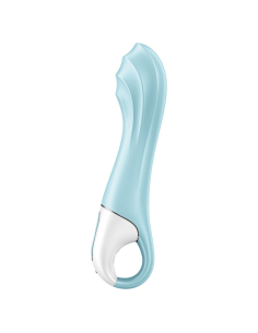 SATISFYER - AIR PUMP VIBRATOR 5 VIBRADOR PUNTO G INFLABLE APP AZUL