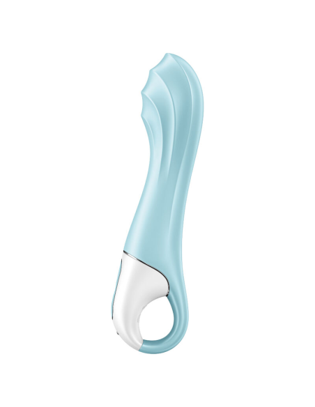 SATISFYER - AIR PUMP VIBRATOR 5 VIBRADOR PUNTO G INFLABLE APP AZUL