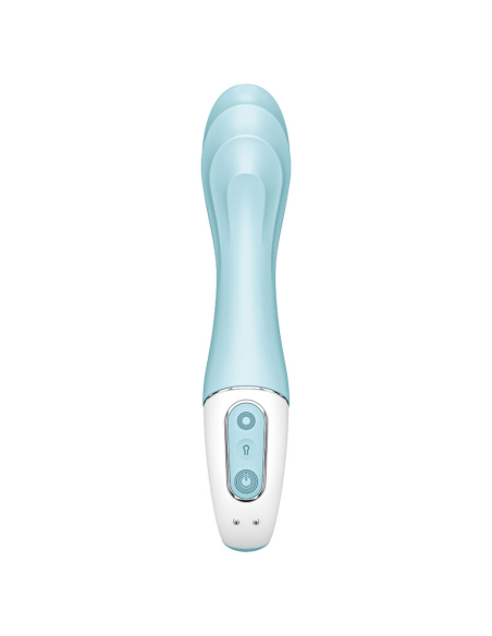 SATISFYER - AIR PUMP VIBRATOR 5 VIBRADOR PUNTO G INFLABLE APP AZUL
