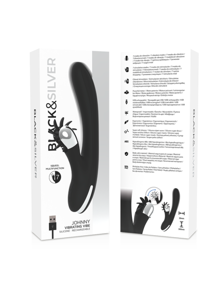 BLACKandSILVER - BUNNY JOHNNY VIBRATING VIBE
