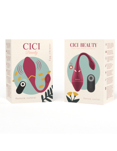 CICI BEAUTY - PREMIUM SILICONE EGG VIBRATOR REMOTE CONTROL