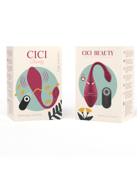 CICI BEAUTY - PREMIUM SILICONE EGG VIBRATOR REMOTE CONTROL