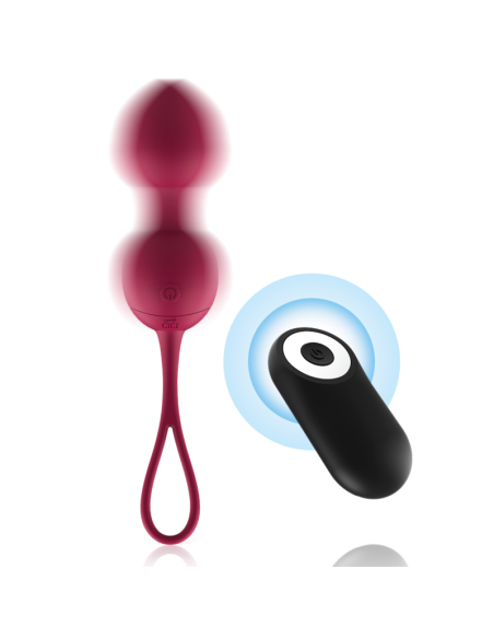 CICI BEAUTY - PREMIUM SILICONE 3 VIBRATING KEGEL BEADS REMOTE CONTROL