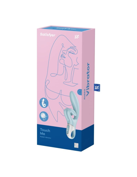 SATISFYER - TOUCH ME VIBRADOR RABBIT AZUL