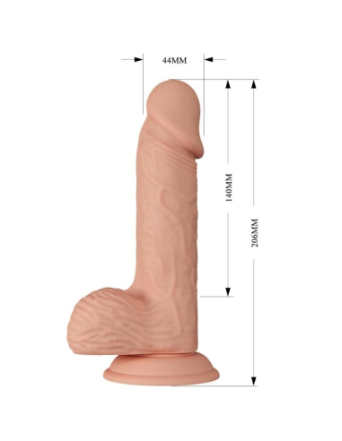 BAILE - BEAUTIFUL ENCOUNTER CATOBLEPAS DILDO REALÍSTICO FLEXIBLE 20.6 CM NATURAL