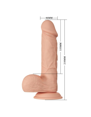 BAILE - BEAUTIFUL ENCOUNTER BAHAMUT DILDO REALÍSTICO FLEXIBLE 21.8 CM NATURAL