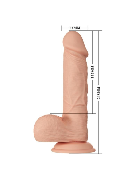 BAILE - BEAUTIFUL ENCOUNTER BAHAMUT DILDO REALÍSTICO FLEXIBLE 21.8 CM NATURAL
