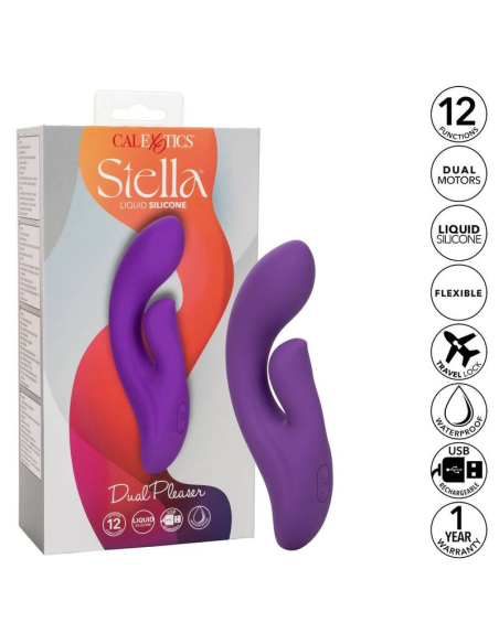 CALEXOTICS - STELLA DUAL PLEASER VIOLETA