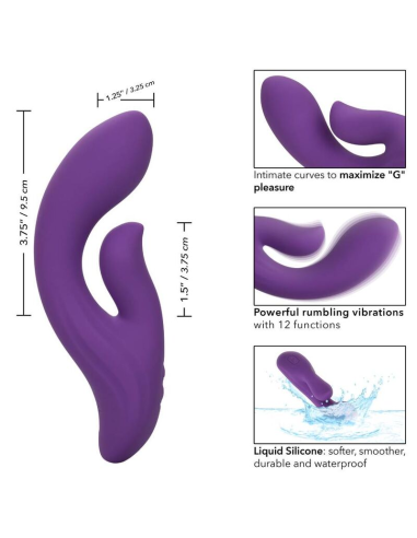 CALEXOTICS - STELLA DUAL PLEASER VIOLETA