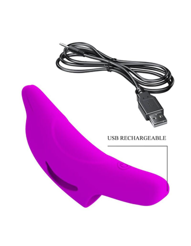 PRETTY LOVE - DELPHINI PODEROSO ESTIMULADOR DE DEDO MORADO