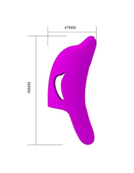 PRETTY LOVE - DELPHINI PODEROSO ESTIMULADOR DE DEDO MORADO