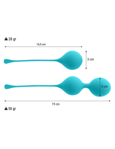 INTENSE - BOLAS KEGEL PACK KENDALL AZUL