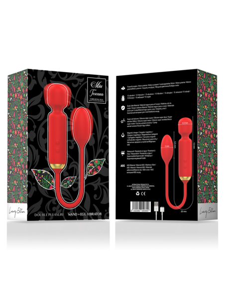 MIA - TOSCANA DOUBLE PLEASURE WAND HUEVO VIBRADOR
