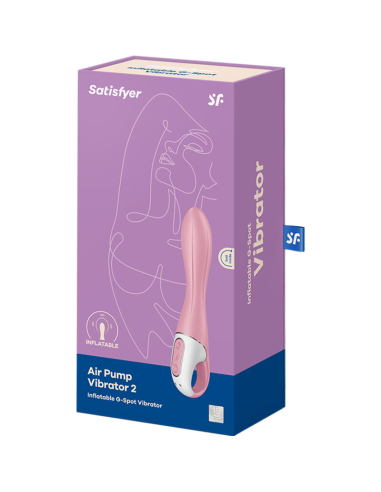 SATISFYER - AIR PUMP VIBRATOR 2 ROSA