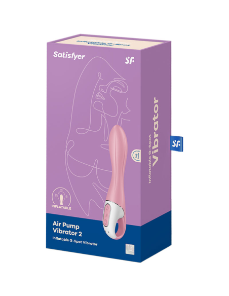 SATISFYER - AIR PUMP VIBRATOR 2 ROSA