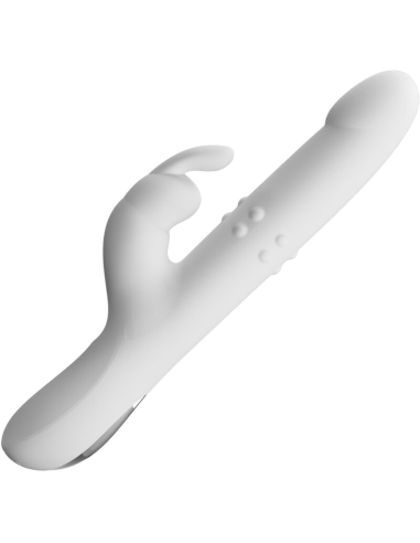 PRETTY LOVE - REESE VIBRADOR CON ROTACIÓN PLATEADO