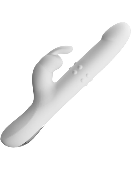 PRETTY LOVE - REESE VIBRADOR CON ROTACIÓN PLATEADO