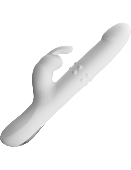 PRETTY LOVE - REESE VIBRADOR CON ROTACIÓN PLATEADO