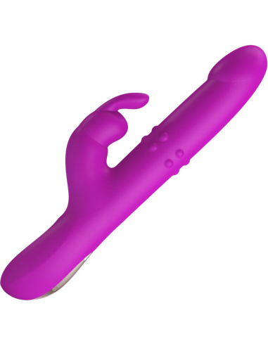 PRETTY LOVE - REESE VIBRADOR CON ROTACIÓN MORADO