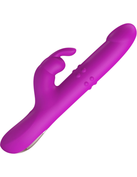 PRETTY LOVE - REESE VIBRADOR CON ROTACIÓN MORADO