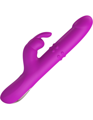 PRETTY LOVE - REESE VIBRADOR CON ROTACIÓN MORADO