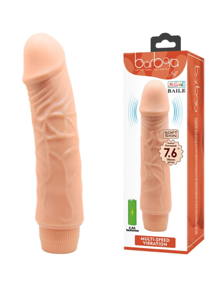 BAILE - BARBARA VIBRADOR REALÍSTICO 20 CM