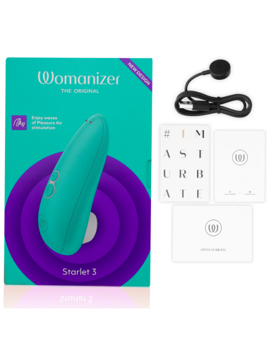 WOMANIZER - STARLET 3 ESTIMULADOR CLÍTORIS TURQUESA
