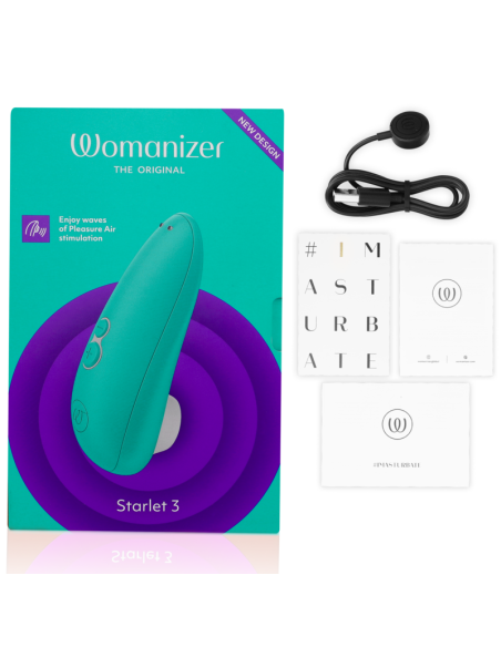 WOMANIZER - STARLET 3 ESTIMULADOR CLÍTORIS TURQUESA