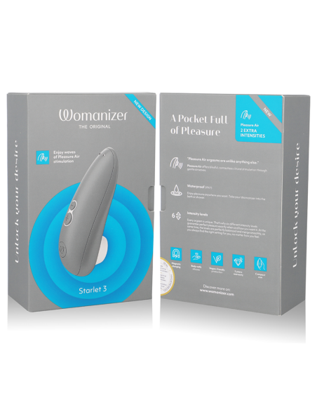 WOMANIZER - STARLET 3 ESTIMULADOR CLÍTORIS GRIS