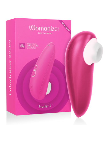 WOMANIZER - STARLET 3 ESTIMULADOR CLÍTORIS ROSA
