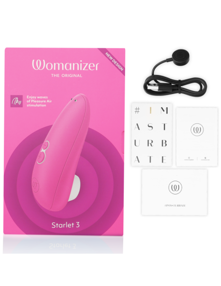 WOMANIZER - STARLET 3 ESTIMULADOR CLÍTORIS ROSA