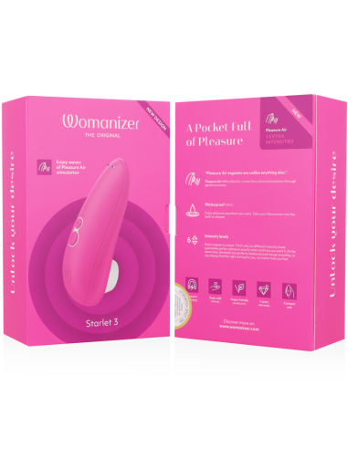 WOMANIZER - STARLET 3 ESTIMULADOR CLÍTORIS ROSA