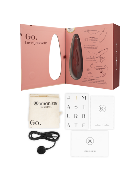 WOMANIZER - CLASSIC 2 ESTIMULADOR DE CLÍTORIS BURDEOS