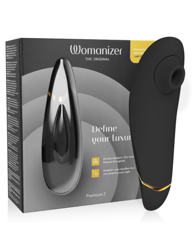 WOMANIZER - PREMIUM 2 ESTIMULADOR DE CLÍTORIS NEGRO