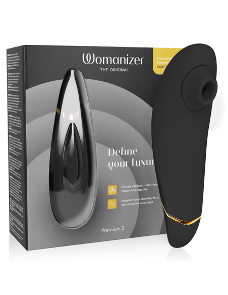 WOMANIZER - PREMIUM 2 ESTIMULADOR DE CLÍTORIS NEGRO