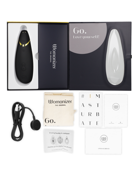 WOMANIZER - PREMIUM 2 ESTIMULADOR DE CLÍTORIS NEGRO