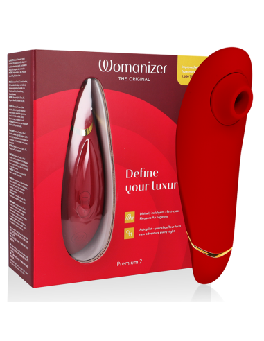 WOMANIZER - PREMIUM 2 ESTIMULADOR DE CLÍTORIS BURDEOS